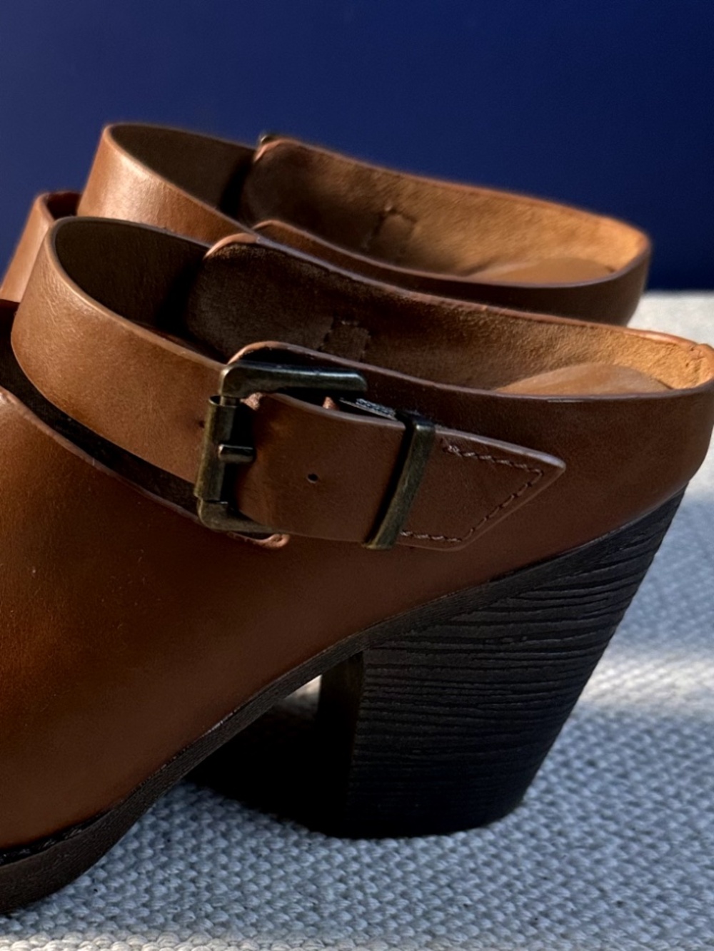 BC Born in California Vegan Heeled Slip-ons with Buckle - Picture 2 of 6